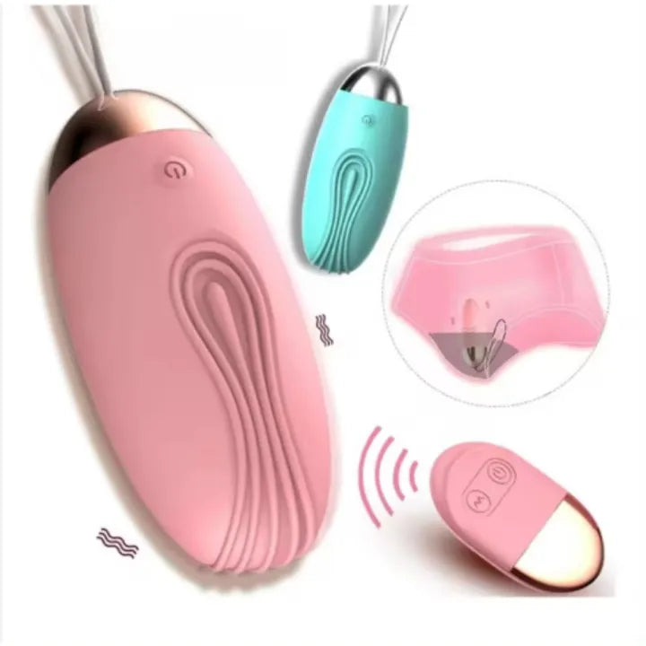 Wireless Remote Control Vibrating Egg - Rechargeable Waterproof Clitoris G-Spot Stimulator