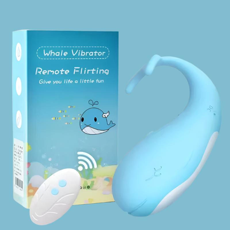 Best-selling Remote Whale Vibrator, remote-controlled, waterproof, and rechargeable for couples and solo play