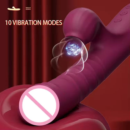 Lilo 10 Frequency Sucking Vibrator Dildo Vibration For Female Masturbation