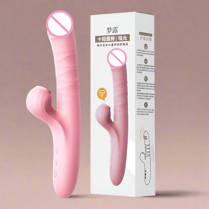 Lilo 10 Frequency Sucking Vibrator Dildo Vibration For Female Masturbation