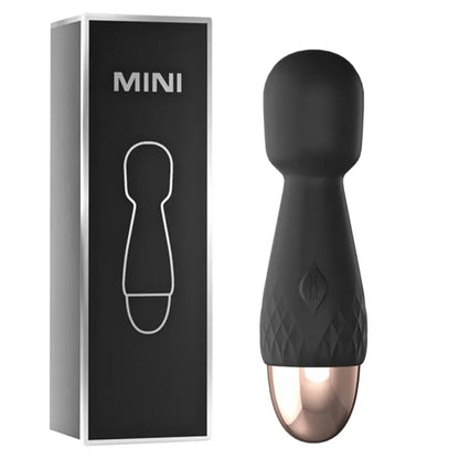 Mini Magic Medical Silicone  10 Modes Wand Vibrators Clitoris G-Spot Stimulator